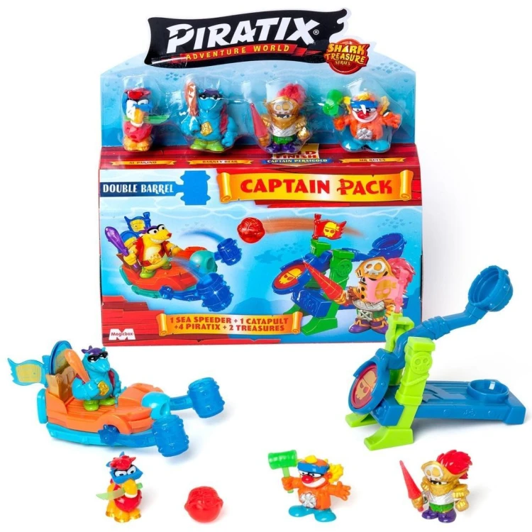 Figurka Piratix Shark Treasure Captain, Magic Box