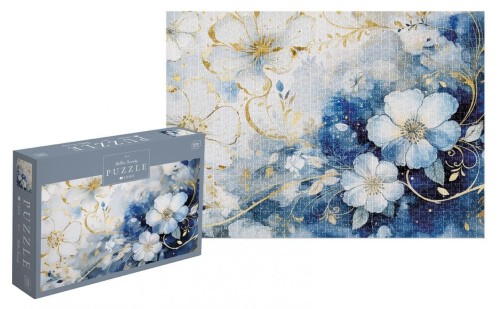 Puzzle 1000 Flowers Golden Serenity, INTERDRUK