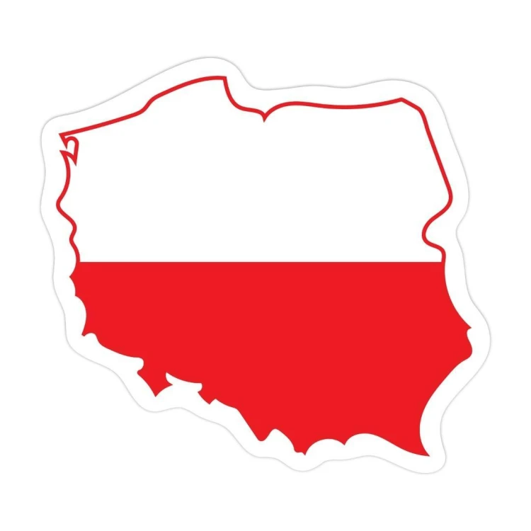 Magnes patriotyczny - mapa Polski, LearnHow