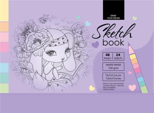 Szkicownik 197x124/48K 100g TW FRESH, Fresh