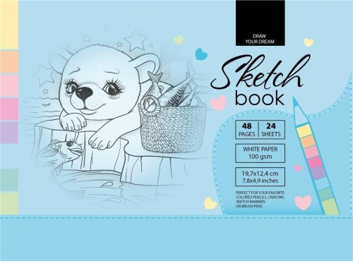 Szkicownik 197x124/48K 100g TW FRESH, Fresh