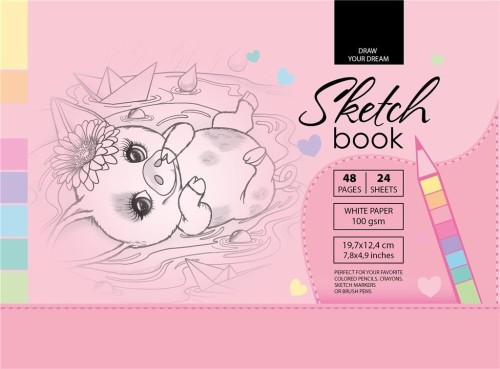 Szkicownik 197x124/48K 100g TW FRESH, Fresh