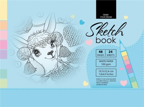 Szkicownik 197x124/48K 100g TW FRESH, Fresh