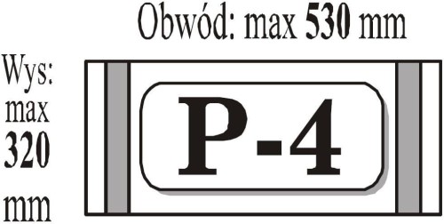 Okładka przylepiana P4 - Format A4 (50szt) IKS