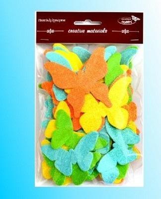 Motyle brokatowe 52szt, Galeria Hobby