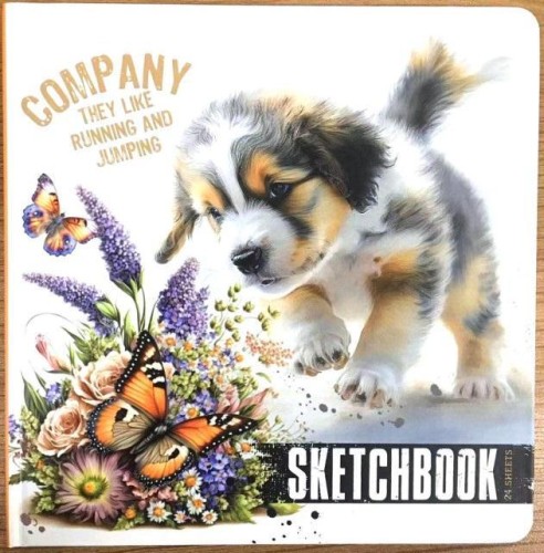 Szkicownik 200x200 24K gładki Piesek, Fresh