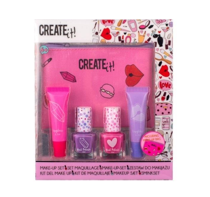 Zestaw makeup z kosmetyczką CREATE IT!, Canenco