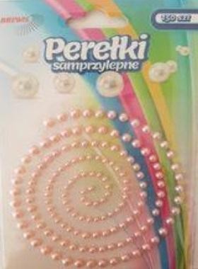 Perełki samoprzylepne różowe, Brewis