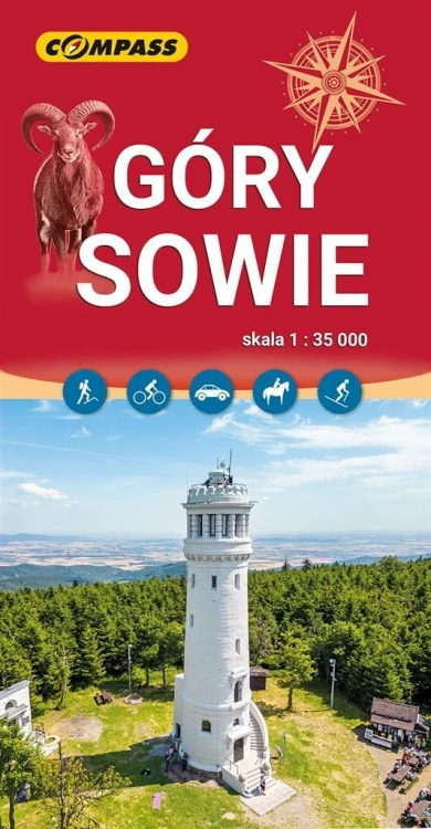 Mapa - Góry Sowie 1:35 000, praca zbiorowa