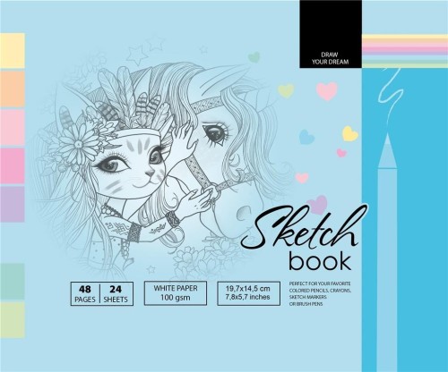 Szkicownik 197x145/48K 100g TW FRESH, Fresh