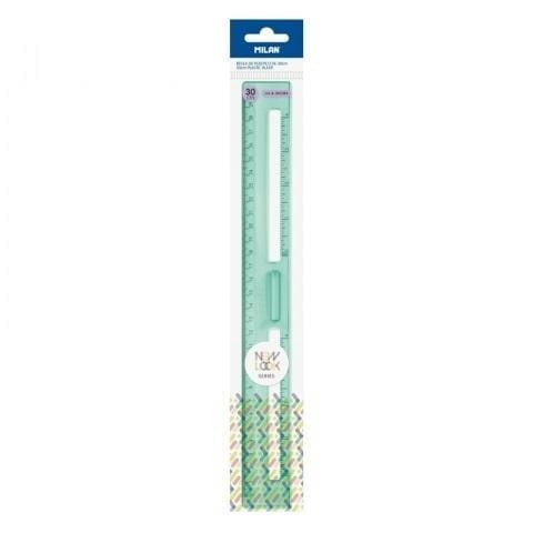 Linijka 30cm New Look zielona MILAN, MILAN