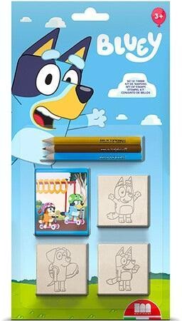 Bluey - pieczątki 3szt, Multiprint
