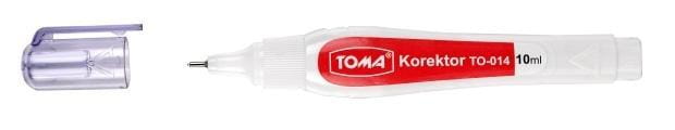 Korektor w pisaku 10ml (12szt) TOMA, TOMA