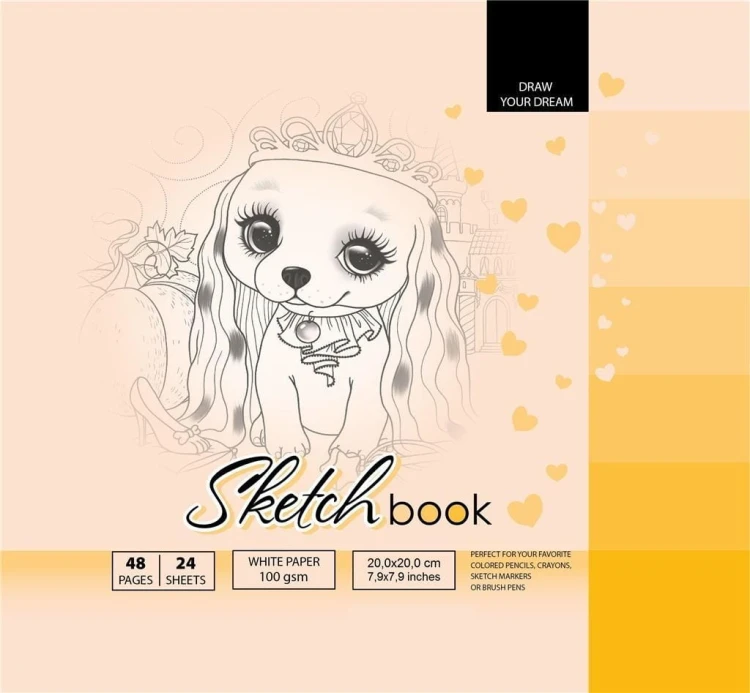 Szkicownik 200x200/48K 100g TW FRESH, Fresh