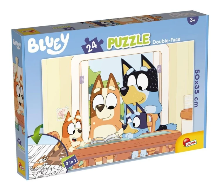Puzzle dwustronne 24 Bluey, Lisciani