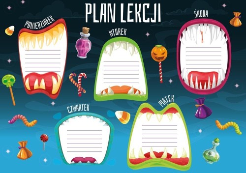 Plan lekcji - Wampiry (5szt), Henry