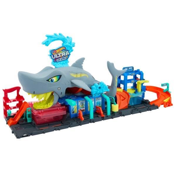 Hot Wheels City Ultra Myjnia Rekina, Mattel