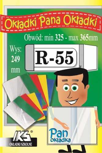 Okładka książkowa regulowana R55 (25szt) IKS, IKS